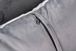 Fotel biurowy, krzesło biurowe King Home Fotel CHLOE VELVET ciemny szary welur chrom podstawa złota MSE011000303.V23 - Fotele i krzesła biurowe - miniaturka - grafika 7