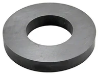 Magnesy - first4magnets Magnes Expert 102 mm średnicy zewnętrznej x 51 mm ID x 15 mm grubości Y30BH pierścień ferrytowy magnes - 9 kg pociągnięcie FR1025115-1 - miniaturka - grafika 1