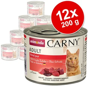 Animonda Carny Adult, 6 x 200 g - Koktajl Wielomięsny - Mokra karma dla kotów Animonda Carny Adult, 6 x 200 g - Koktajl Wielomięsny - Mokra karma dla kotów - miniaturka - grafika 1