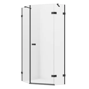 New Trendy EXK-3836 KABINA AVEXA GUNMETAL BRUSHED PI$477CIOKąTNA P 100x80x200 CZYSTE 6mm ACTIVE SHIELD - Kabiny prysznicowe - miniaturka - grafika 2