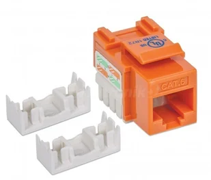 Keystone Intellinet Intellinet Moduł Cat6 UTP RJ45 zaciskany pomarańczowy 210775 - Wtyczki i adaptery - miniaturka - grafika 7