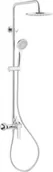 Zestawy prysznicowe - KFA 5026-910-00 DESZCZOWNIA Z BATERIĄ NATRYSKOWĄ TANZANIT CHROM - miniaturka - grafika 1