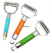 Obieraczki - OBIERACZKA DO WARZYW OWOCÓW I NOŻYK DO JULIENNE 2in1 - miniaturka - grafika 1