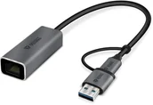 Gadżety USB - Yenkee Adapter USB C do RJ 45 Ethernet YTC 013 - miniaturka - grafika 1