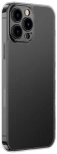 Baseus Frosted Glass Case etui pokrowiec do iPhone 13 Pro sztywna obudowa z żelową ramką czarny (ARWS000401) - Etui i futerały do telefonów - miniaturka - grafika 16