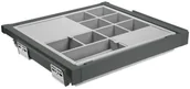Meble modułowe i akcesoria - GTV Szuflada z organizatorem 60 cm antracyt Elite - miniaturka - grafika 1