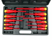 Śrubokręty - Wkrętaki Śrubokręty Izolowane 12 Szt Dla Elektryka - miniaturka - grafika 1