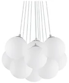 Lampy sufitowe - IDEAL LUX Lampa Wisząca Mapa Sp11 Bianco 131924 Średnica 58,0 Wys. 45,0 - 130,0 - miniaturka - grafika 1