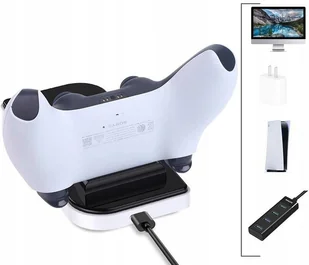Strado Stacja dokująca ładująca do padów do PS5 płaska TP5-0591 DEXTP50591 - Akcesoria do Playstation - miniaturka - grafika 8