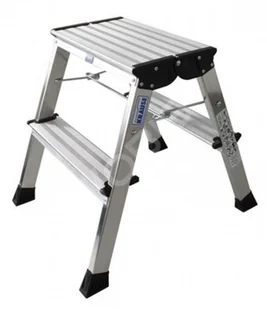 Krause Schodki dwustronne składane alu 2,45m 130037 - Drabiny - miniaturka - grafika 2