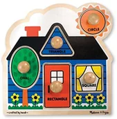 Puzzle - Melissa & Doug 12053 Puzzle korki z dużymi, pierwsza kształtów - miniaturka - grafika 1