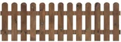 Ogrodzenia - NATERIAL Płot sztachetowy prosty NIVE 180x60 cm NATERIAL - miniaturka - grafika 1