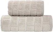 Ręczniki - Greno BRICK RĘCZNIK 70x140 CAPPUCCINO 500 068277 - miniaturka - grafika 1