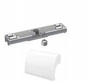 Akcesoria do okien - Medos Zatrzask Balkonowy + Pochwyt DeLuxe Biały Aluminiowy 3703-5309F_20210611125245 - miniaturka - grafika 1