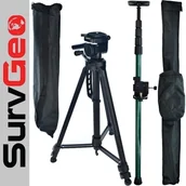 Statywy narzędziowe - SURVGEO Tyczka rozporowa 3,2m SurvGeo + Statyw aluminiowy 1,4m DT140 1002009 + DT 140 - miniaturka - grafika 1