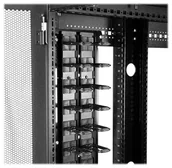Pozostałe akcesoria sieciowe - StarTech.com StarTech.com Vertical Cable Organizer with D-Ring Hooks - 0U - 6 ft. CMVER40UD - miniaturka - grafika 1