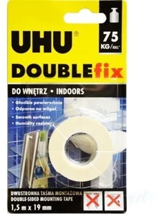 UHU TAŚMA DWUSTRONNA EXTRA MOCNA uniw 321140-uniw - Taśmy klejące - miniaturka - grafika 2