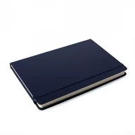 Notesy i bloczki - Opus Notes Notatnik biurowy twardy w kratkę zamykany na gumkę - O.NOTE Berlin - 207 x 145 mm (A5) - niebieski - miniaturka - grafika 1