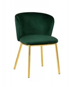 Krzesła - King Home Krzesło Mandy - ciemny zielony KH1201100132.GREEN - miniaturka - grafika 1
