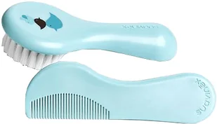 SUAVINEX Szczotka i grzebień kolor turkusowy 3162384 - Inne akcesoria do pielęgnacji dzieci - miniaturka - grafika 2