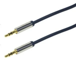 Logilink Kabel Kabel audio stereo CA10100 3,5 mm, M/M, 1m, niebieski - - Kable Logilink Kabel Kabel audio stereo CA10100 3,5 mm, M/M, 1m, niebieski - - Kable - miniaturka - grafika 1