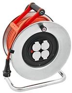 Pozostałe oświetlenie - Brennenstuhl Silver bęben do kabli, srebrny (1207951) - miniaturka - grafika 1