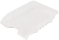 Półki na dokumenty - Donau Szufladka na biurko niełamliwa, PP, A4, transparentny biały 7450001PL-09 - miniaturka - grafika 1