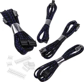 Kable komputerowe i do monitorów - Phanteks Zestaw kabli do zasilacza 50cm czarno-niebieskie PH-CB-CMBO_SBL - miniaturka - grafika 1