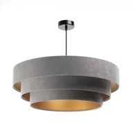 Lampy sufitowe - ImoLight Lampa wisząca Dalia Szaro-Złota 050-014-60 // IL-Dl-005 - miniaturka - grafika 1