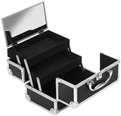 Kosmetyczki, organizery i kuferki - Clauss Clauss Kosmetyczka / kuferek na biżuterię, czarny, 1 opakowanie (1 x 1 sztuka) - miniaturka - grafika 1