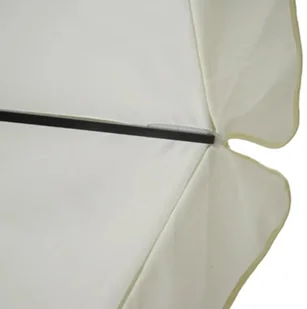 vidaXL Biały parasol ogrodowy z przenośną aluminiową podstawą vidaXL - Parasole ogrodowe - miniaturka - grafika 3