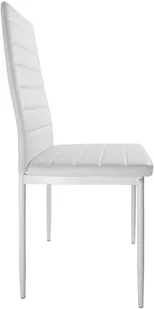 tectake Zestaw mebli do jadalni Berlin - biały 402838 - Krzesła - miniaturka - grafika 5