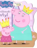 Kolorowanki, wyklejanki - Świnka Peppa Przyjaciele z bajki Królewski styl Nowa - miniaturka - grafika 1