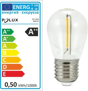 POLUX Żarówki S14 filament 36V do girlandy party E27 (2 szt. w zestawie) 308733 - Żarówki LED - miniaturka - grafika 2
