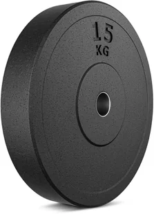 Marbo Sport Obciążenie olimpijskie gumowe Bumper Elite - 15 kg - Marbo Sport 1009454 - Obciążenia - miniaturka - grafika 3