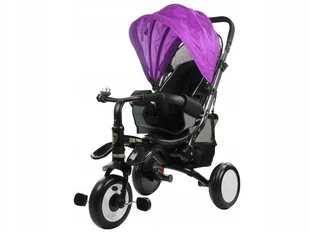 LeanToys PRO400 Fioletowy - Rowerki trójkołowe LeanToys PRO400 Fioletowy - Rowerki trójkołowe - miniaturka - grafika 4