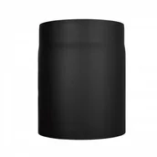 Kominy i akcesoria - Parkanex Rura czarna stalowa 180mm 25cm - rury kominowe PAR-RUR-180-25 - miniaturka - grafika 1