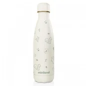 Akcesoria do karmienia - Miniland Termos butelka dla rodzica 500 ml z naturalnym motywem - Królik ML89346 N04/2020 - miniaturka - grafika 1