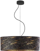 Lampy sufitowe - LYSNE Lampa wisząca na regulowanym przewodzie HAJFA MARMUR fi 60 cm kolor czarny 14529/2911 kolor czarny - miniaturka - grafika 1