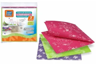 Ściereczki Domowe Z Nadrukiem 38X38CM 3SZT - Ściereczki, gąbki, czyściki - miniaturka - grafika 2