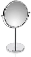 Lusterka do makijażu - Kela fabienne lusterko stojące, metalowa, srebrna, 23.5 x 13.5 x 37.5 cm 20642 - miniaturka - grafika 1
