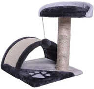 Drapaki dla kotów - dibea Drapak dla kotów, 43 cm wysokości, 43 cm, szary/biały - miniaturka - grafika 1