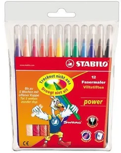 STABILO Flamastry Power 12 sztuk - Flamastry - miniaturka - grafika 2