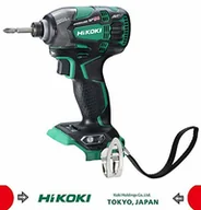 Klucze udarowe - HIKOKI HITACHI HiKOKI akumulatorowa wkrętarka udarowa 36 V Multi Volt 1/4 cala WH36DBW2Z bezszczotkowy silnik, HSC II, śrubokręt, klips do paska, pasek na nadgarstek - miniaturka - grafika 1