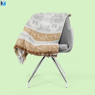 Koc 150/200cm LUDOWY BEŻ - Koce - miniaturka - grafika 2