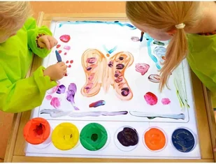 Masterkidz MASTERKIDZ Kwadratowa Taca do Malowania ME12401 - Zabawki kreatywne - miniaturka - grafika 2