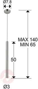 Schuller Lampa wisząca LED Varas, 1-punktowa, chrom - Lampy sufitowe - miniaturka - grafika 3