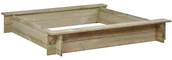 Place zabaw - SOBEX Piaskownica BASIC 120 x 120 x 19,5 cm SOBEX - miniaturka - grafika 1