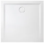 Brodziki prysznicowe - Sanplast Space Mineral Brodzik kwadratowy 90x90 cm biały - miniaturka - grafika 1