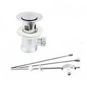 Korki do umywalek - Korek Automatyczny Do Baterii Umywalkowej Mosieżny - miniaturka - grafika 1